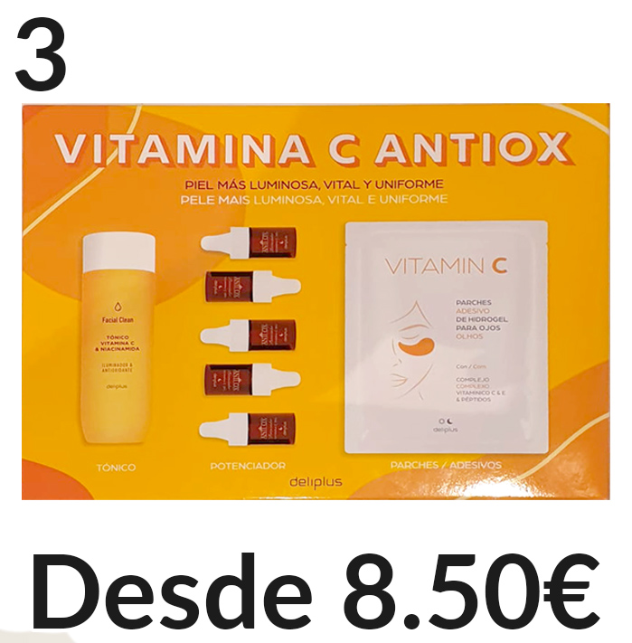 Vitamina C Antiox y Colección Origen de Mercadona