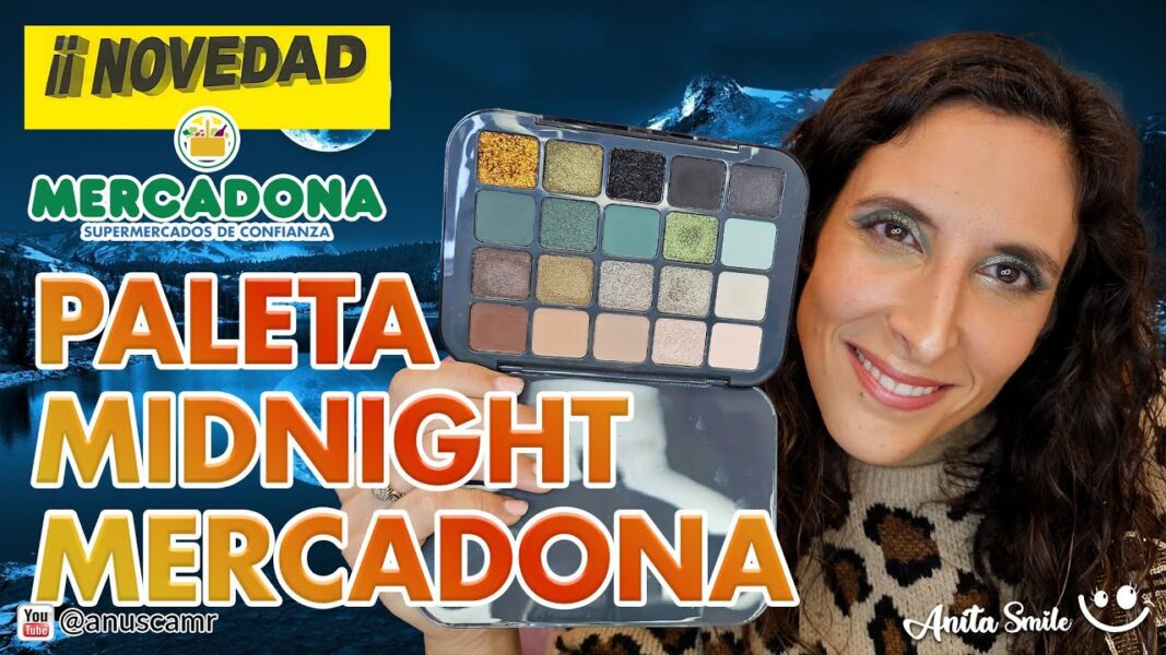 Maquillaje con Paleta Midnight Mercadona - Anita Smile