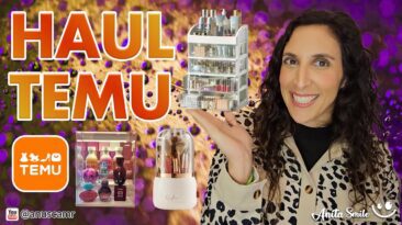 Super Haul de TEMU articulos de organización de maquillaje - Anita Smile 😊
